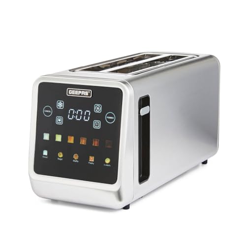 GEEPAS 5-in-1 DIGITAL 4 Slice Long Slot Toaster | Stainless... - DIY & Tools Amazon UK à 34.99€