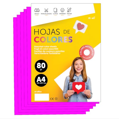 Buntes Papier A4 80g für Drucker & Basteln, Farbige Blätter... - Toys & Games Amazon Germany à 20.70€