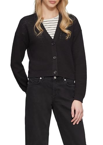 QS Strickjacke mit Strukturmuster und Knöpfen - Mode & Vêtements Amazon Allemagne à 11.50€