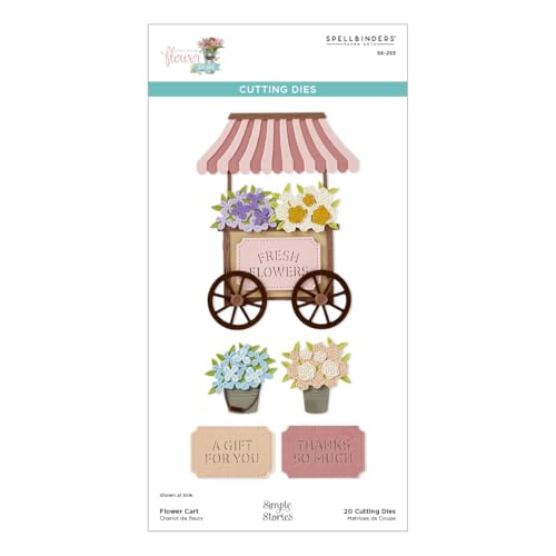 Stanzschablonen mit Blumenwagenmotiv aus der Simple Vintage... - Maison & Cuisine en promo à 25.17€