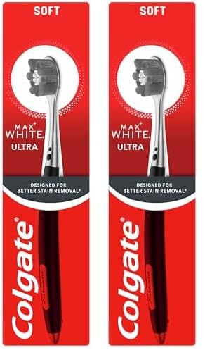 Colgate Max White Ultra Manual Toothbrush - Teeth whitening... - Beauté & Parfums Amazon Royaume-Uni à 5.00€
