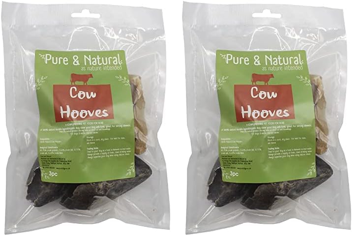 Pure & Natural Cow Hooves for Dogs - Natural Dog Chews Long... - Animalerie en promo à 5.58€