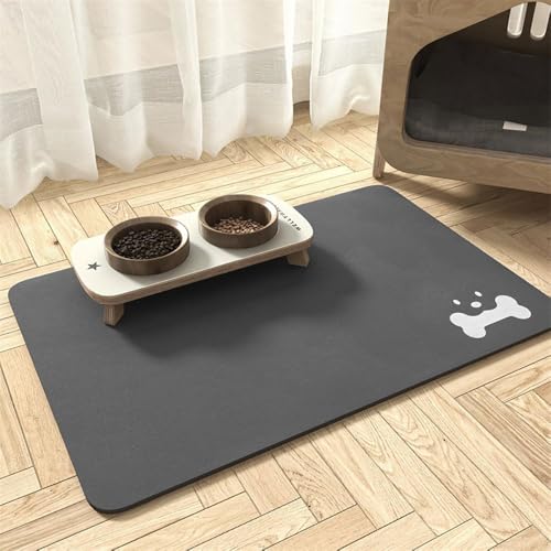 Mateju Dog Food Mat, Absorbent Quick Drying Pet Feeding Dog... - Animalerie Amazon Royaume-Uni à 0.69€