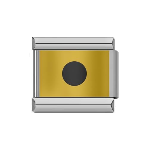 Eslabón Individual con Bandera Náutica – Letra I para... - Bijoux & Montres Amazon Espagne à 1.20€