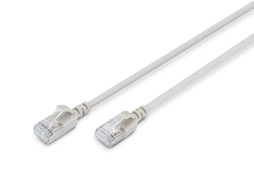 DIGITUS LAN Kabel Cat 6A – 1,5m – Slim Version AWG 32/7 –... - Sports & Fitness Amazon Germany à 4.34€