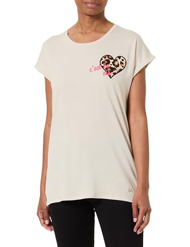 KEYLARGO WT Belle Round Camiseta, Beige (1004), S Mujeres - Amazon Espagne à 25.63€