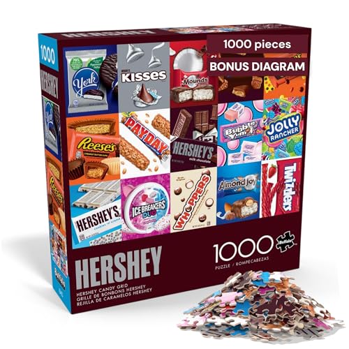 Buffalo Games - Hershey's- Hershey Candy Grid – Puzzle de... - Jouets & Jeux en promo à 11.43€