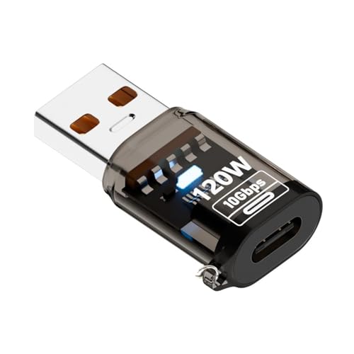 Type C Female to USB A MALE CONVERTER CLEAR SHELL ADAPTER... - High-Tech & Électronique Amazon Royaume-Uni à 1.32€