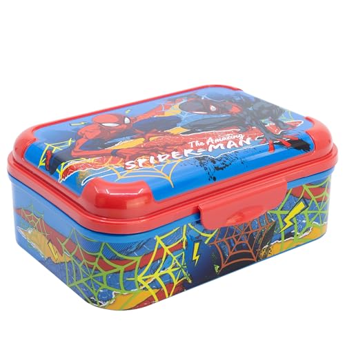 Stor Boîte à déjeuner élégante en plastique Spiderman pour... - Jouets & Jeux en promo à 5.99€