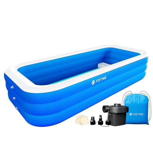 FOTING Inflatable Pool with Electric Pump&Carrying Bag for... - Sports & Fitness Amazon Royaume-Uni à 70.96€