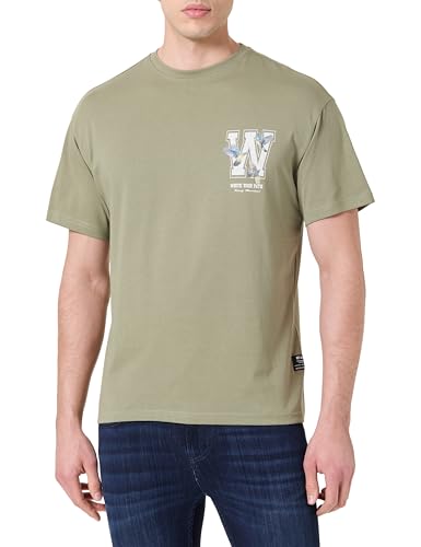 KEYLARGO Klwrite Round-Loose Camiseta, Sage Green (1537), M... - Amazon Espagne à 6.94€