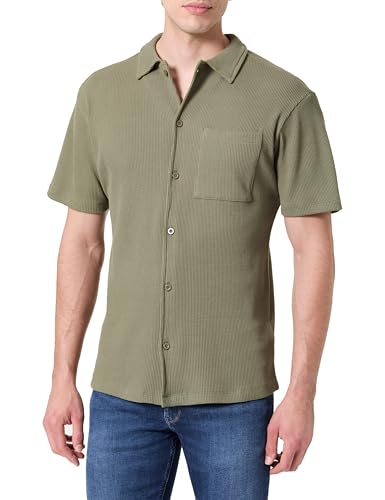 KEY LARGO Klsiegfried 1/2 Structure Camisa, Caqui (1505), M... - Mode & Vêtements Amazon Espagne à 11.74€