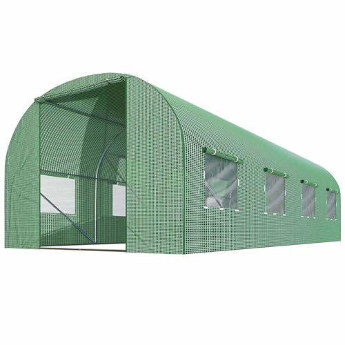 Plonos Serre Tunnel avec Cadre en Acier - avec Support pour... - Garden & Outdoor Amazon France à 147.51€