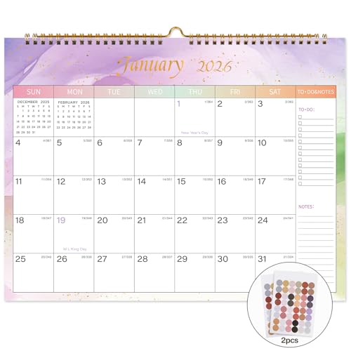 Lbylyhxc Calendar 2026 - Includes July 2025 to December... - Fournitures Bureau Amazon Royaume-Uni à 11.98€