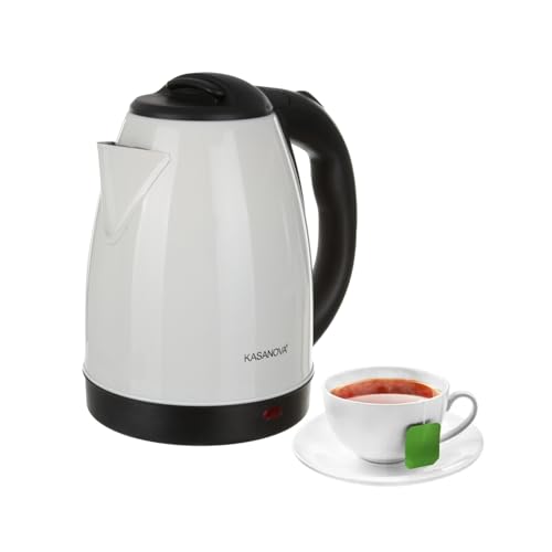 Bouilloire 1,8 l, acier blanc - Bricolage & Outils Amazon France à 28.02€