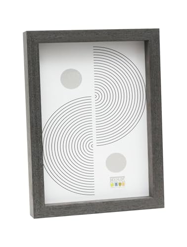 Deknudt Frames Bilderrahmen – Holz-Finish, Schwarz/Grau... - Home & Kitchen Amazon Germany à 8.25€