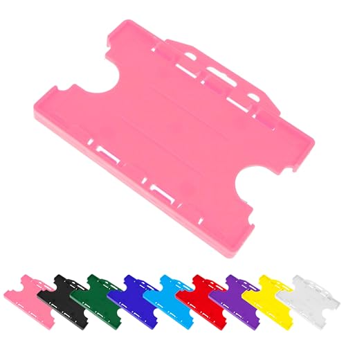 Double-Sided ID Card Holder (Pink) Holds 2 Credit-Sized... - Jardin & Extérieur Amazon Royaume-Uni à 1.75€