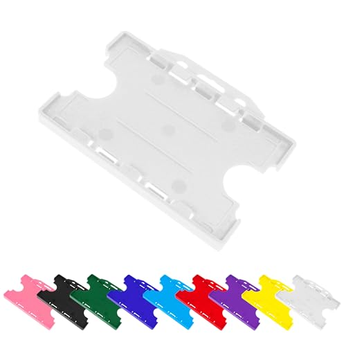 Double-Sided ID Card Holder (White) Holds 2 Credit-Sized... - High-Tech & Électronique Amazon Royaume-Uni à 1.75€