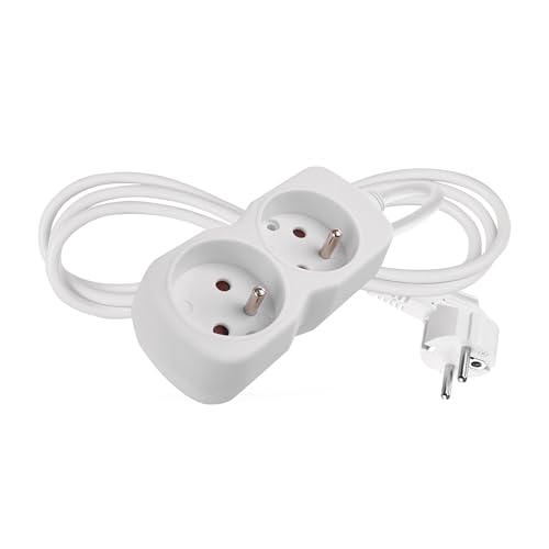 EMOS - Ciabatta elettrica a 2 prese, 1,4 m, 2 prese french... - Sports & Fitness Amazon Italie à 7.00€