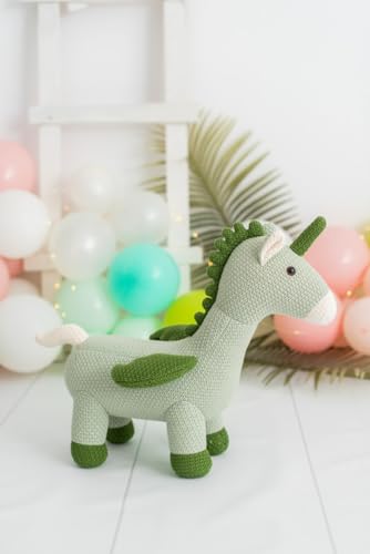 Peluche algodón unicornio alado verde - Toys & Games Amazon Italy à 57.37€