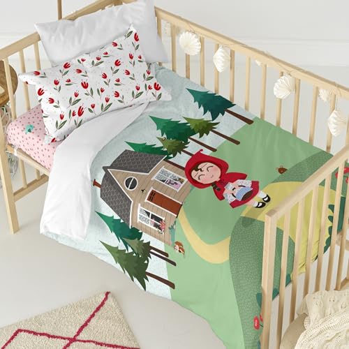 Red riding hood Juego nórdico 2 piezas 115x145 cm (Maxicuna) - Réduction -74% à 13.43€