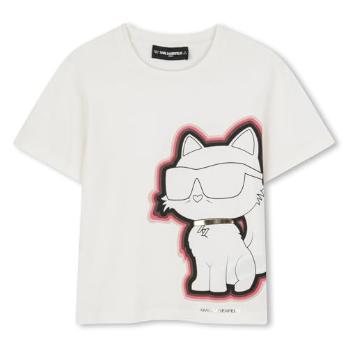 KARL LAGERFELD Z30946 Camiseta, Milk, 2 años para Niñas - Mode & Vêtements en promo à 12.43€