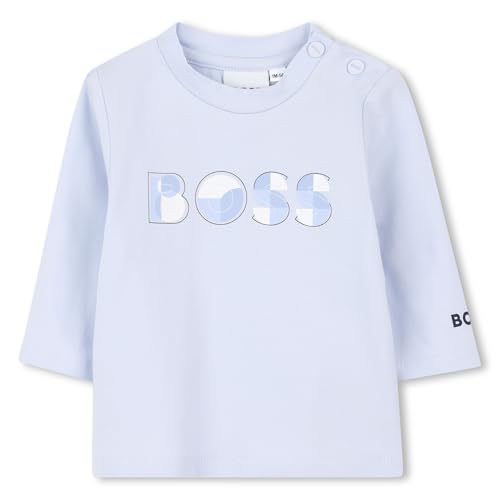 BOSS J52514 Maglietta da Bambino, Cielo Azzurro, 12 Mesi - Bébé & Puériculture Amazon Italie à 15.22€