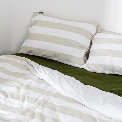 Breton Funda nórdica 200x200 cm (Cama 120) Beige - Maison & Cuisine en promo à 28.75€