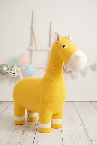 Lámina infantil fotografia caballo amarillo - Sports & Fitness Amazon Spain à 10.59€