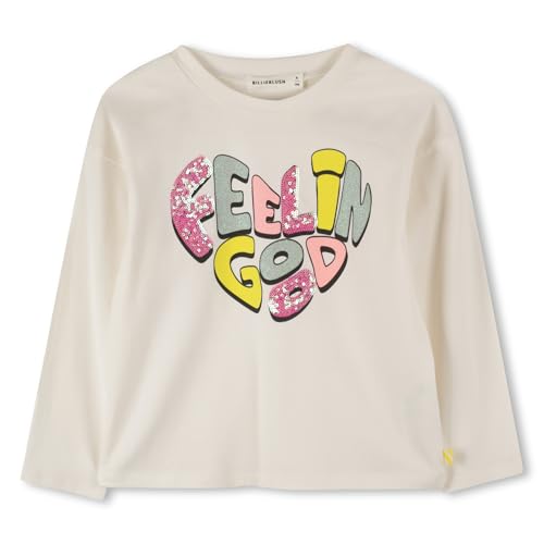 Billieblush U21424 Camiseta para niña, Blanco, 12 años - Erreur de prix -75% à 11.43€