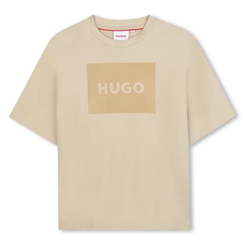 HUGO G00440 Maglietta da ragazzo, Sabbia, 5 anni - Mode & Vêtements Amazon Italie à 17.48€