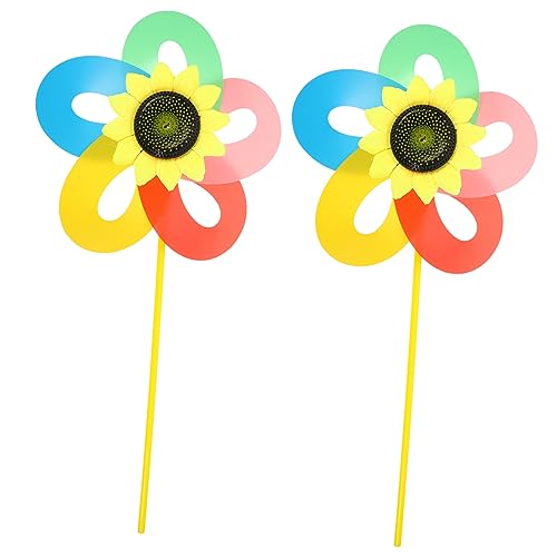 Supvox 2stücke Windmühle Für Garten Bunte Windräder... - Jardin & Extérieur Amazon Allemagne à 5.99€
