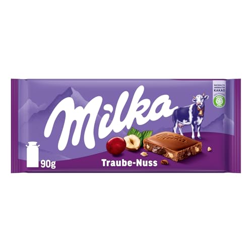 Milka Trauben und Haselnüsse – Alpenmilch-Schokoladentafel... - High-Tech & Électronique en promo à 1.33€