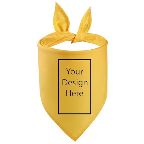 Hundehalstuch, personalisierbar, dreieckig, Gelb - Animalerie Amazon Allemagne à 0.50€