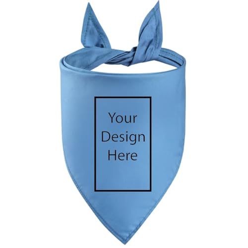 Hundehalstuch, personalisierbar, dreieckig, Blau - Animalerie en promo à 0.50€