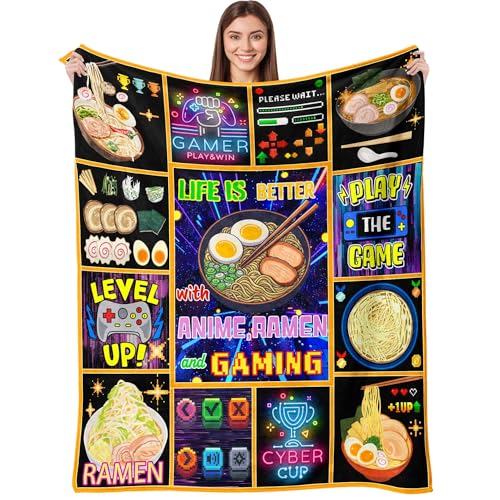 Aipon Manta de anime Ramen Gamer de 50 x 60 pulgadas... - Jouets & Jeux Amazon Espagne à 26.87€