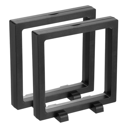 QUARKZMAN 2 Stück 3D Floating Display Case, 5,5 x 5,5 x 0,8... - High-Tech & Électronique en promo à 13.99€