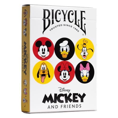 Bicycle – Jeu de 54 Cartes à Jouer – Mickey & Friends –... - Jouets & Jeux Amazon France à 4.91€