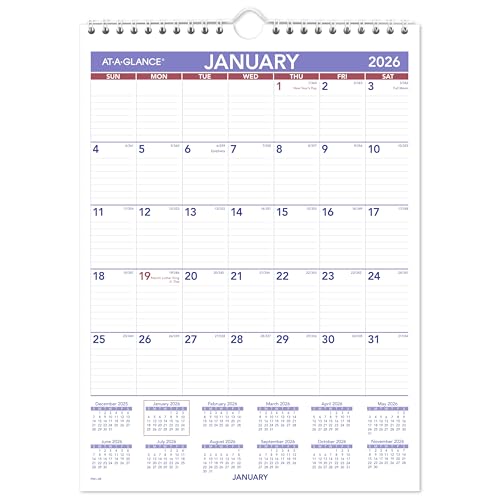 AT-A-GLANCE Calendario da parete 2026, 20,3 x 27,9 cm... - Amazon Italy à 6.32€