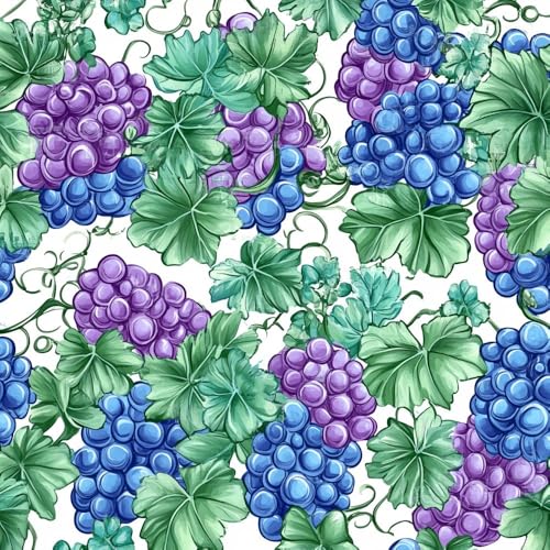 JIAOQSS Papier peint adhésif Raisins violets Autocollant... - Maison & Cuisine Amazon France à 18.00€