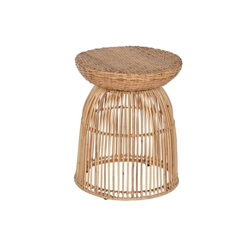 MESITA AUXILIAR RATAN ACERO 43X43X50 NATURAL - Amazon Allemagne à 35.01€