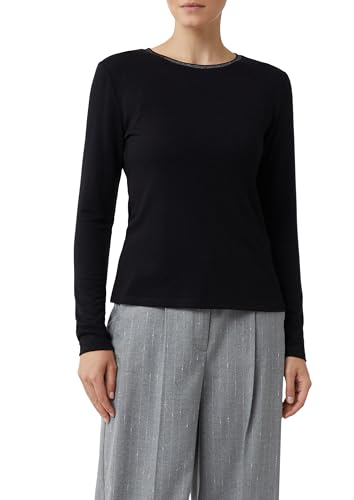 Comma Longsleeve im Slim Fit mit Glitzer-Detail - Home & Kitchen Amazon Germany à 26.57€