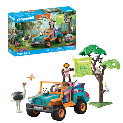 PLAYMOBIL | Animals & Friends | Jeep Multicolor | Juguete... - Jouets & Jeux Amazon Espagne à 17.99€