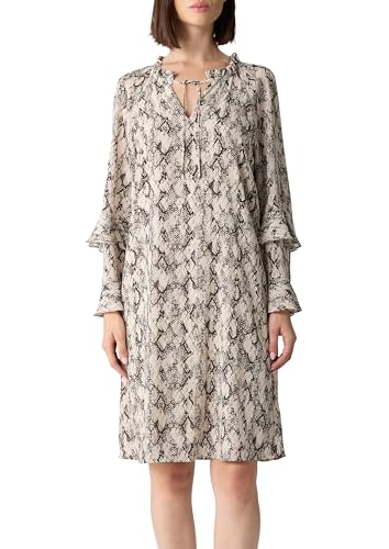 Comma Chiffonkleid mit Animal-Print und Volant-Details - Pet Supplies Amazon Germany à 52.54€