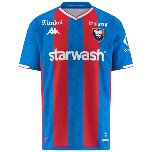 Kappa Kombat 2024 Home SM Caen Tricot, Bleu/Rouge/Blanc... en promo à 24,47€ (-50%) sur Amazon FR
