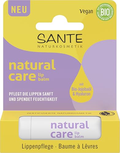 SANTE Naturkosmetik Natural Care Baume à lèvres - 4,6 g... - Beauty & Fragrances Amazon France à 2.99€