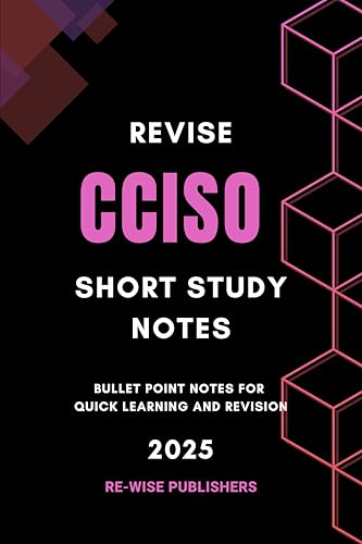 Revise CCISO : Short Study Notes (Conquer Your... - Nouvelle promo Amazon à 0.99€