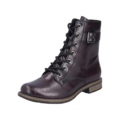 Rieker Botas de mujer 74802 con cordones, color rojo, talla... - Amazon Espagne à 27.19€