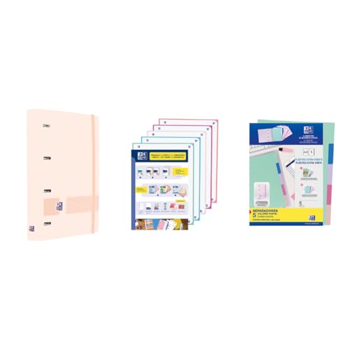 Oxford, Live & Go Lot de 4 classeurs en plastique Polyfoam... - DIY & Tools Amazon France à 12.63€