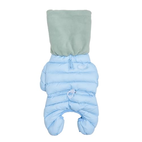 Snood Padding Jumpsuit Overall Hundemantel Hellblau XXL - Animalerie en promo à 39.39€